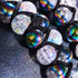 Unicorn Chrome x Marshmallow | Glitter Glass Double Bracelet